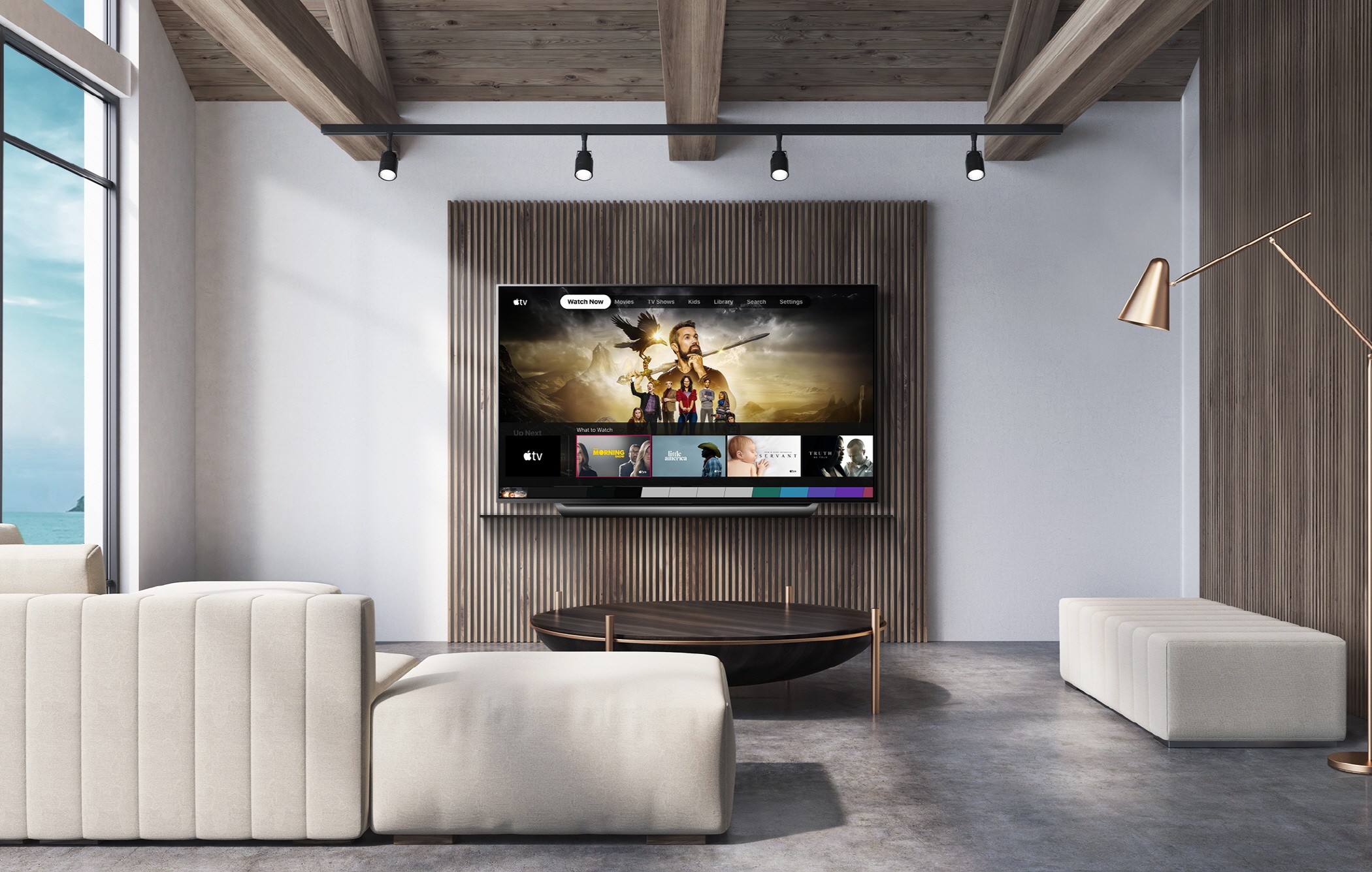 اپلیکیشن‌های Apple TV و Apple TV+ در تلوزیون‌های سال 2019 ال‌جی
